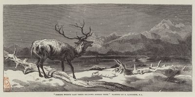Komende gebeurtenissen werpen hun schaduwen vooruit door Edwin Landseer